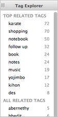 Tag Explorer window